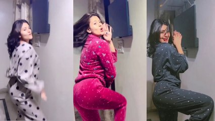 Anjali Arora  Kabhi Aar Kabhi Par Vs Kacha Badam Vs Panjabi Song  Insta Tranding Song_v720P