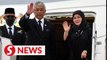 King, Queen leave for UK to pay last respects to Queen Elizabeth II