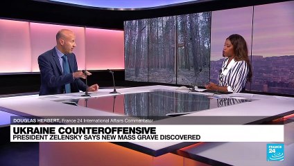 Ukraine counter-offensive: Zelensky says mass grave found in Izium