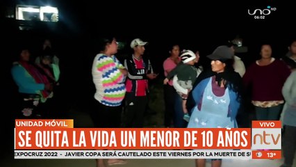 Muere un menor ahorcado en Warnes