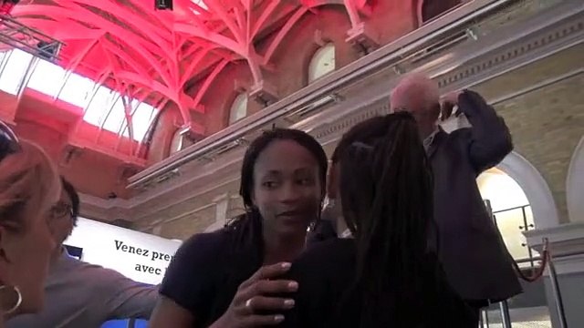 ITV Laura Flessel au Club France, au lendemain de sa défaîte aux JO