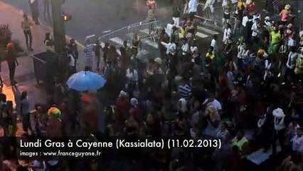 Vidé du lundi gras à Cayenne