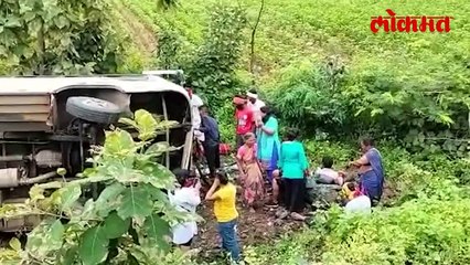 नागपूर- हिंगणी-सेलू मार्गावर  पेंढरी घाटात खाजगी ट्रॅव्हल्स बस कोसळली दरीत-