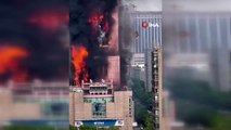 Çin’i sarsan yangın! Ülkenin bel kemiği… 200 metrelik gök delen cayır cayır yandı