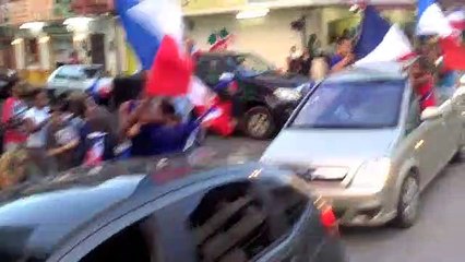 Mondial : Cayenne fête la victoire des Bleus vs la Suisse (20/06/2014)