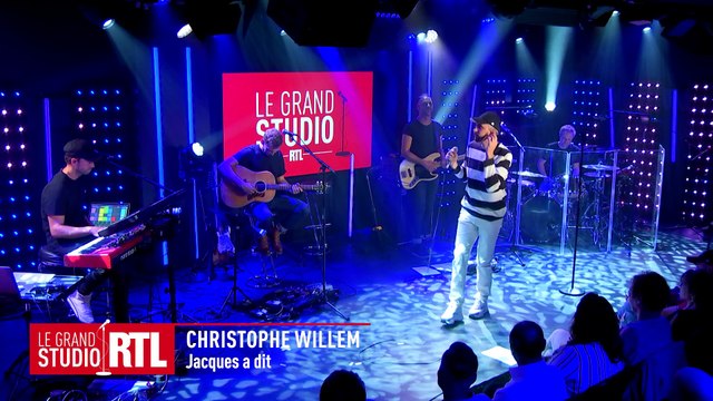 Christophe Willem interprète Jacques a dit dans Le Grand Studio RTL
