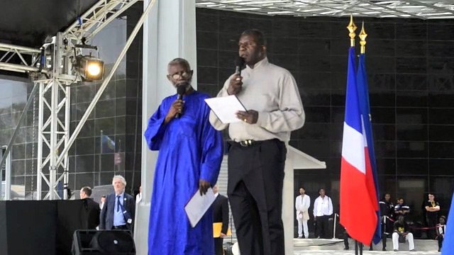 Alioune Cissé et Jacques Martial déclament Césaire et Glissant