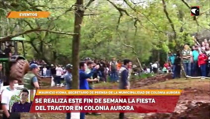 Se realiza este fin de semana la Fiesta del Tractor en Colonia Aurora