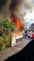 Un squat prend feu à Cayenne