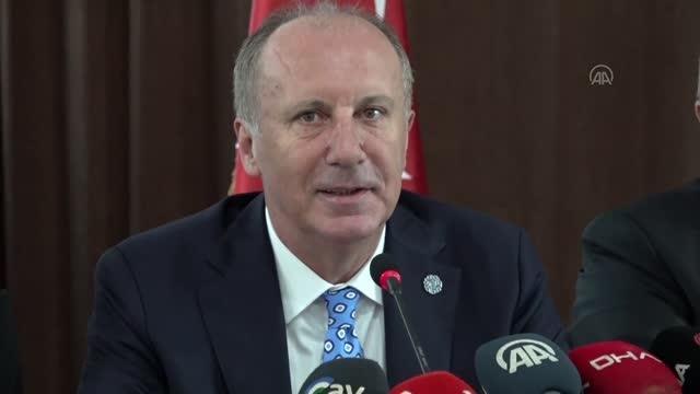 Rize haberleri... Memleket Partisi Genel Başkanı İnce Rize'de basın toplantısı düzenledi