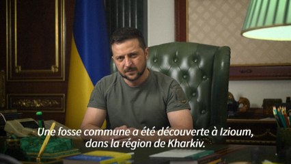 Une "fosse commune" découverte à Izioum, ville reprise aux Russes