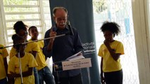 Discours d'Alfred Marie-Jeanne Réouverture piscine du Carbet