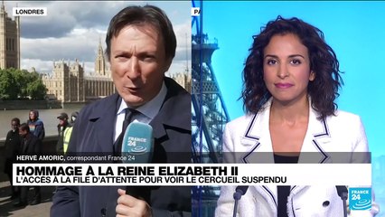Hommage à la reine Elizabeth II : l'accès à la file d'attente pour voir le cercueil suspendu