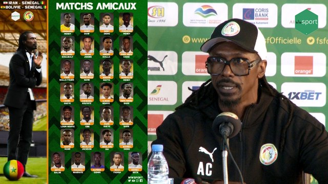 La liste des 29 Joueurs convoqués par Aliou Cissé pour les matchs amicaux -  Vidéo Dailymotion