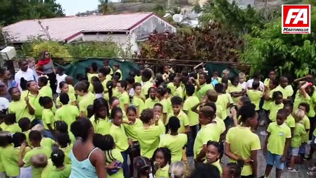 évacuation école Anse Madame A Schoelcher