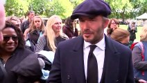 David Beckham joins queue to pay respects to 'special' Queen