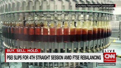 PSEi slips for 4th straight session amid FTSE rebalancing