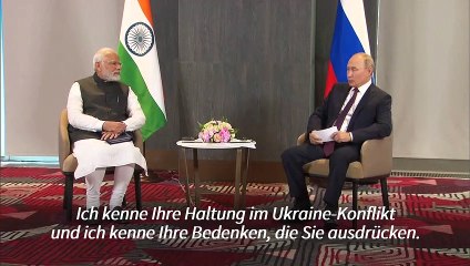 Putin will "Ukraine-Konflikt so bald wie möglich beenden"
