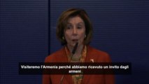 Nancy Pelosi annuncia visita in Armenia dopo scontri con azeri
