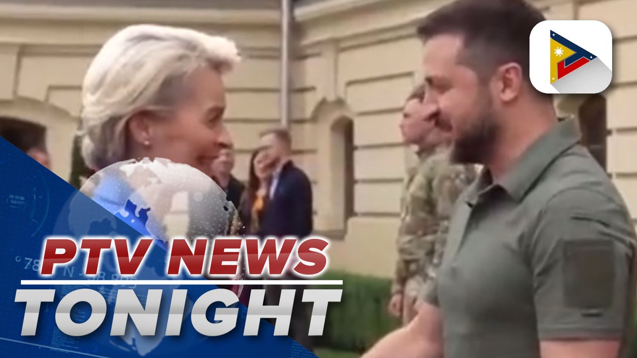 EU chief meets Ukraine's Zelensky as Putin, XI hold talks in Uzbekistan