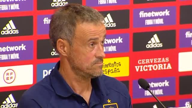 Luis Enrique: Me gusta mucho Iago Aspas, Sergio Ramos y Ansu Fati