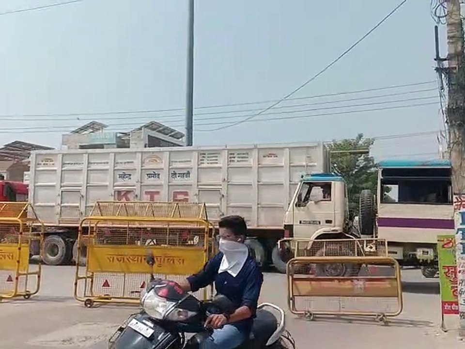 SriGanganagar एसएसबी रोड पर रास्ता जाम, लोग हुए परेशान