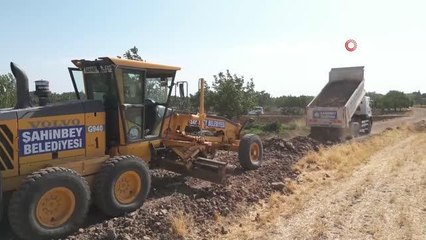 Gaziantep haber: Şahinbey'de çiftçiye yol desteği