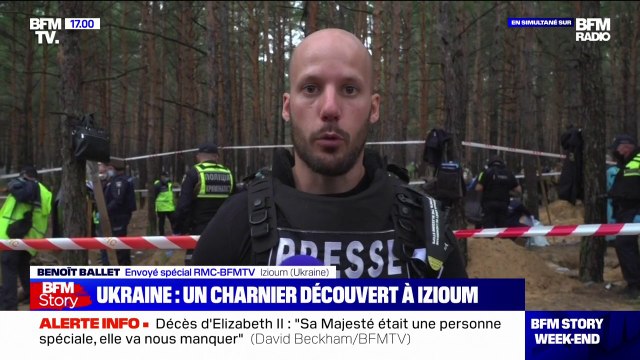 Un charnier découvert près d'Izioum: le récit de notre envoyé spécial en Ukraine