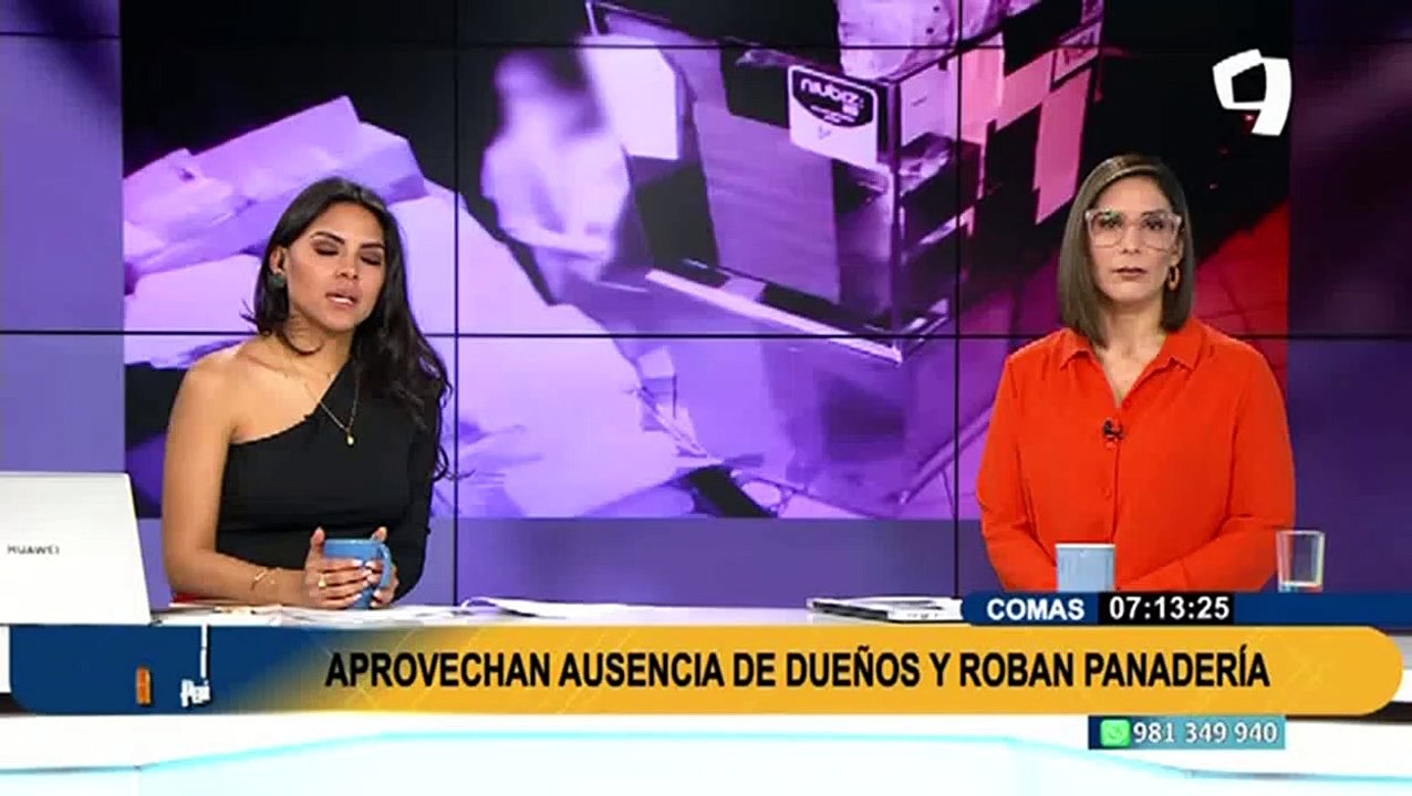 Comas: menores de edad roban panadería ubicada a metros de una comisaría