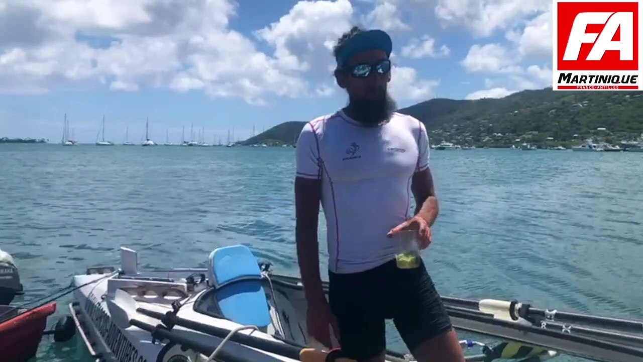 Stéphane Brogniart : traversée de l'Atlantique à la rame