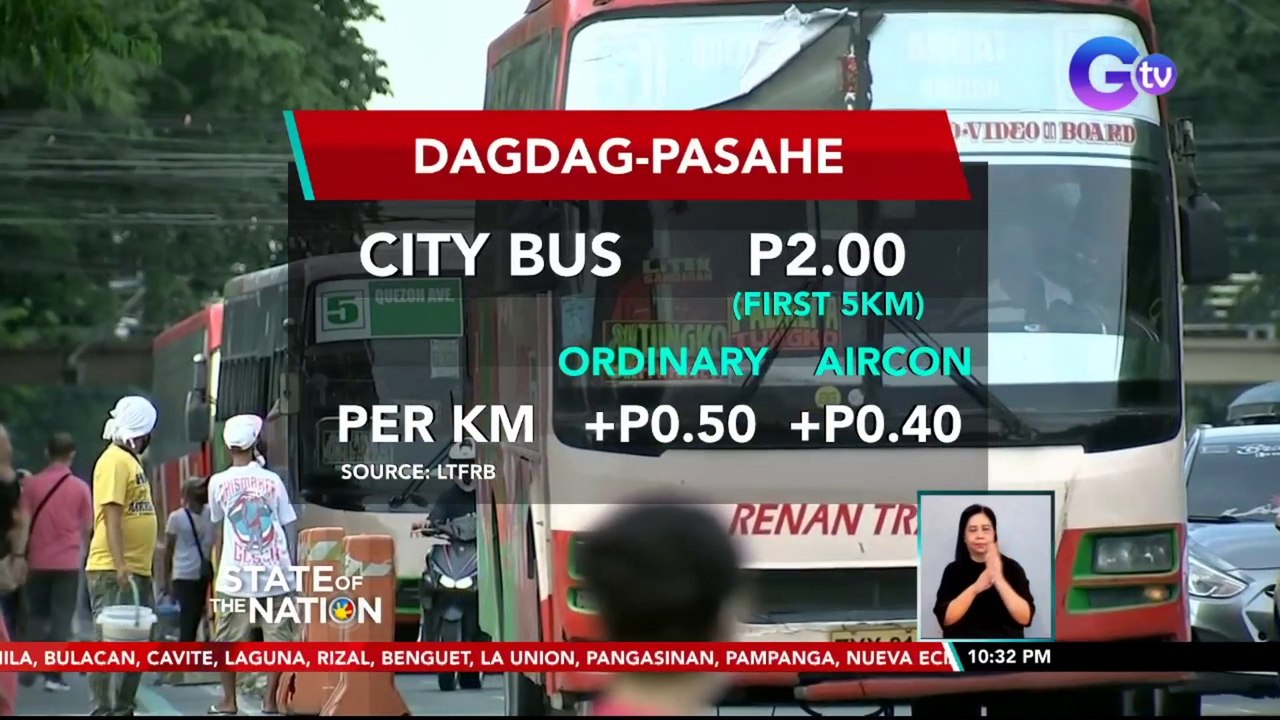Taas-pasahe sa jeep, bus, taxi at TNVS, aprubado na ng LTFRB | SONA