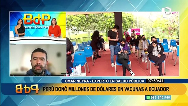 Perú donó millones de dólares en vacunas contra la Covid-19 a Ecuador: ¿Hay sobre stock?