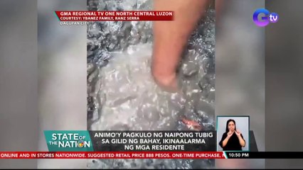 Animo'y pagkulo ng naipong tubig sa gilid ng bahay, ikinaalarma ng mga residente | SONA