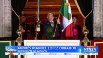 México celebró el Grito de Independencia con masivo evento en la plaza del Zócalo