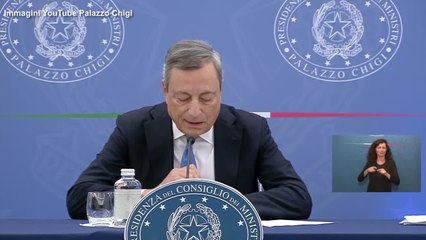 Draghi: "Contributo di 150 euro per redditi fino a 20mila euro"