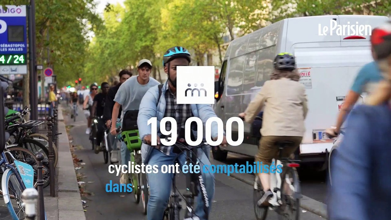 « L'enfer », « la pression », « des frissons » : à Paris la piste cyclable du boulevard de Sébastopol bat son record historique de fréquentation et les cyclistes souffrent