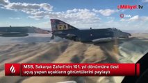MSB paylaştı, Sakarya Zaferi’nin 101’inci yıl dönümüne özel uçuş