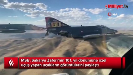 MSB paylaştı, Sakarya Zaferi’nin 101’inci yıl dönümüne özel uçuş