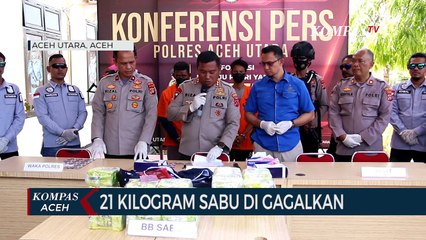 21 Kilogram Sabu Berhasil diamankan Polisi
