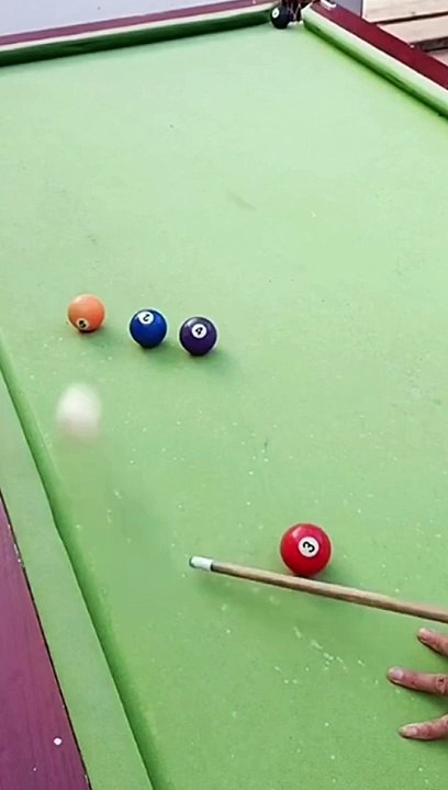 Magic shot in snooker