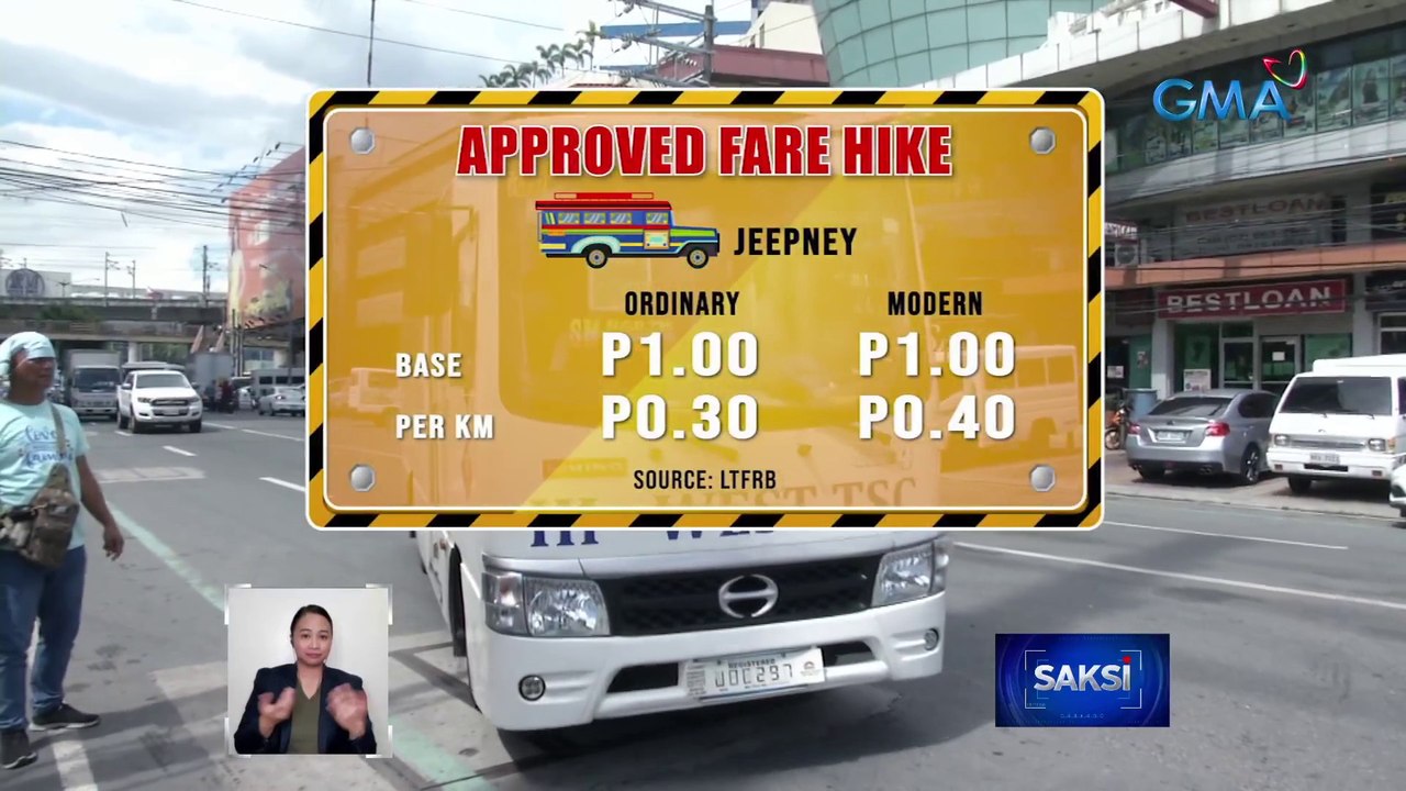 Pamasahe sa jeepney, bus, taxi at TNVS, tataas sa Oktubre | Saksi