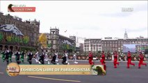 Helicópteros de la Guardia Nacional realizan una exhibición en el Zócalo | Desfile Cívico Militar 2022