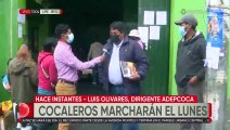 Marcha de Adepcoca pretende llegar al centro de La Paz para pedir la liberación de Machicado