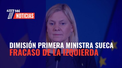 Dimite la primera ministra de Suecia tras el fracaso de la izquierda