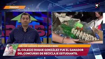 El colegio  Roque González fue el ganador del concurso de reciclaje estudiantil