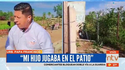 Encuentran un niño fallecido en  Warnes