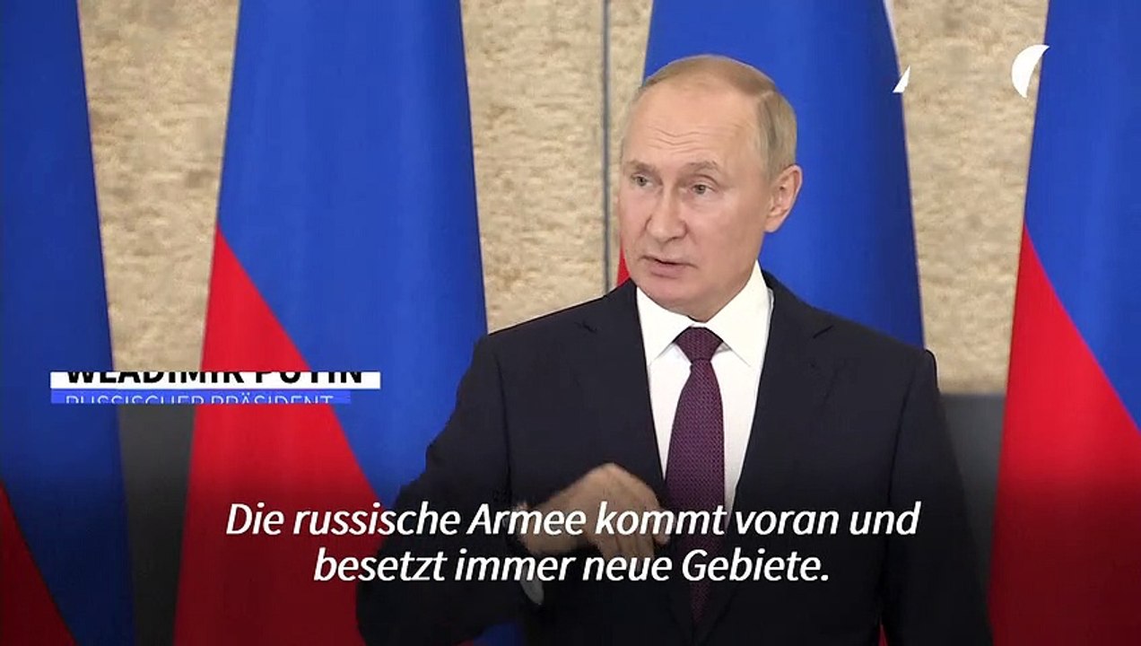 Putin: Russland hat es in der Ukraine 'nicht eilig'