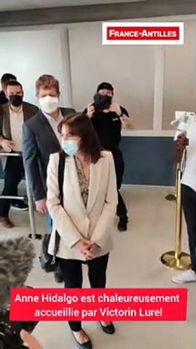Arrivée Anne Hidalgo en Guadeloupe