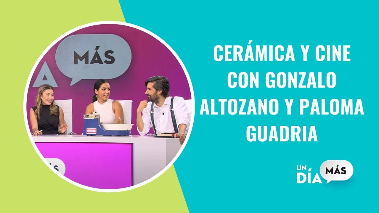 Paloma Guardia y Gonzalo Altozano en Un Día Más: Carolina, de 'La Barroteca' nos da una clase de cerámica… y recreamos una escena de película