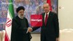 Cumhurbaşkanı Erdoğan İran Cumhurbaşkanı Reisi ile bir araya geldi